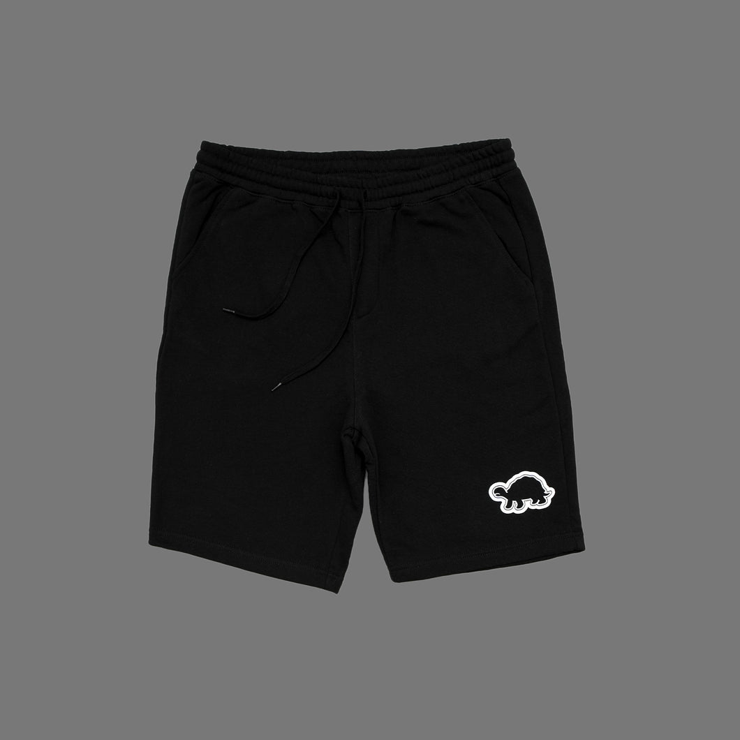 MIDWEIGHT THICK TURTLE FLEECE SHORT BLACK