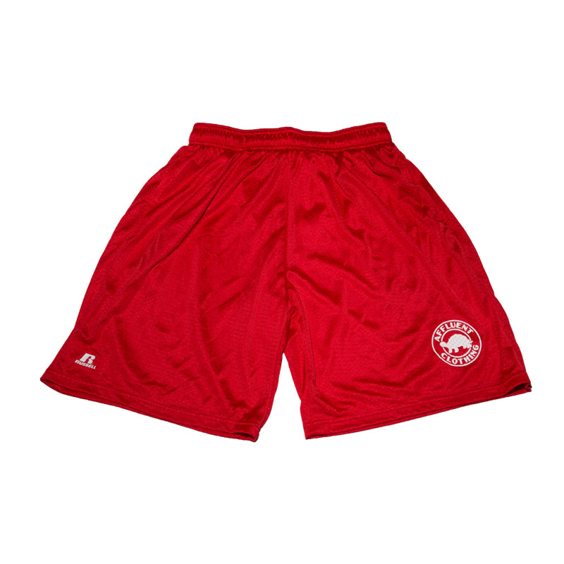 RED MESH SHORTS